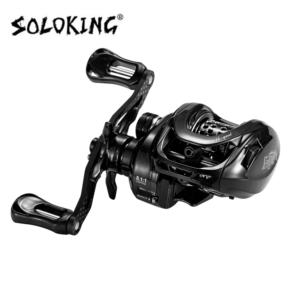 BMC100 150g Baitcasting Reel Saltwater BFS Reel 8.1:1 Gear Ratio 11+1 BB High Speed Baitcaster Fishing Reel with Drag Clicker