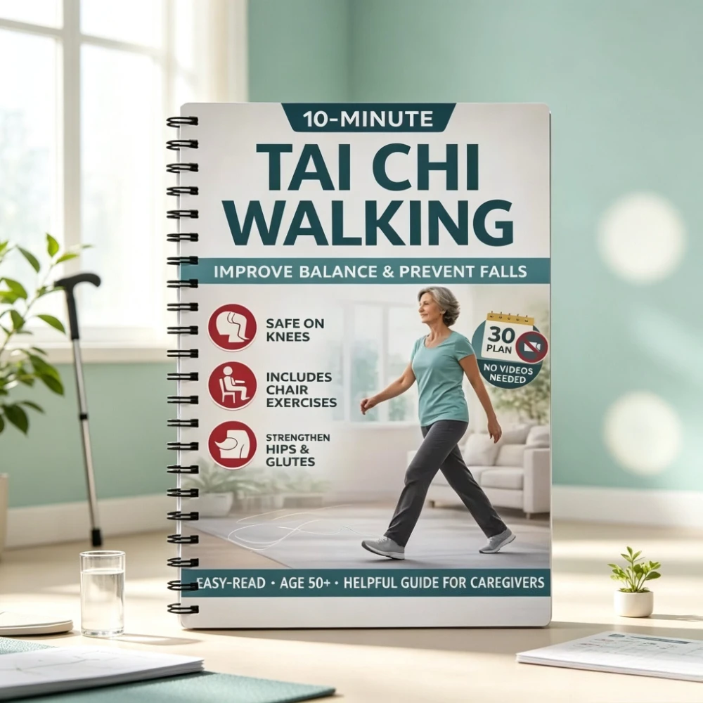 New notebook Tai Chi for Seniors Journal Walking Tai Chi 28 day plan 10 days a day