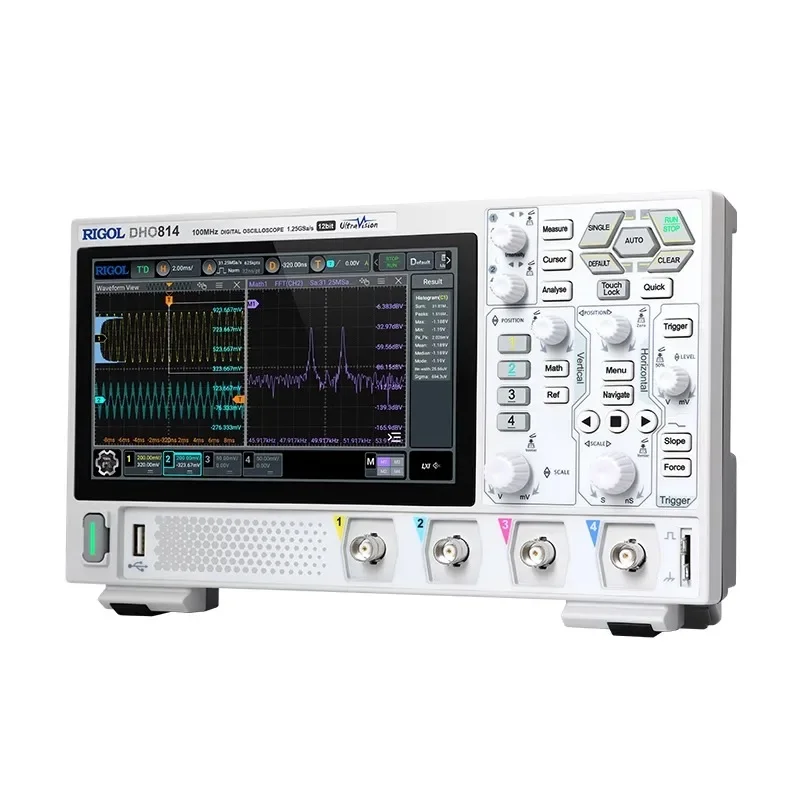 Puyuan DHO802/804/812/814 Portable Digital Oscilloscope 2/4 Channel High Resolution Oscilloscope