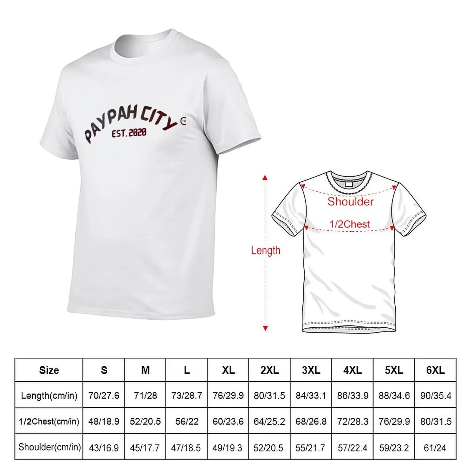 Paypah_Curved_Color T-Shirt heavyweights plain customizeds sublime Men's t shirts