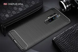 OnePlus 8 Pro IN2023 IN2020 Case Carbon Fiber Soft Silicone TPU Back Cover Shockproof Phone Case For OnePlus 8Pro IN2021 IN2025