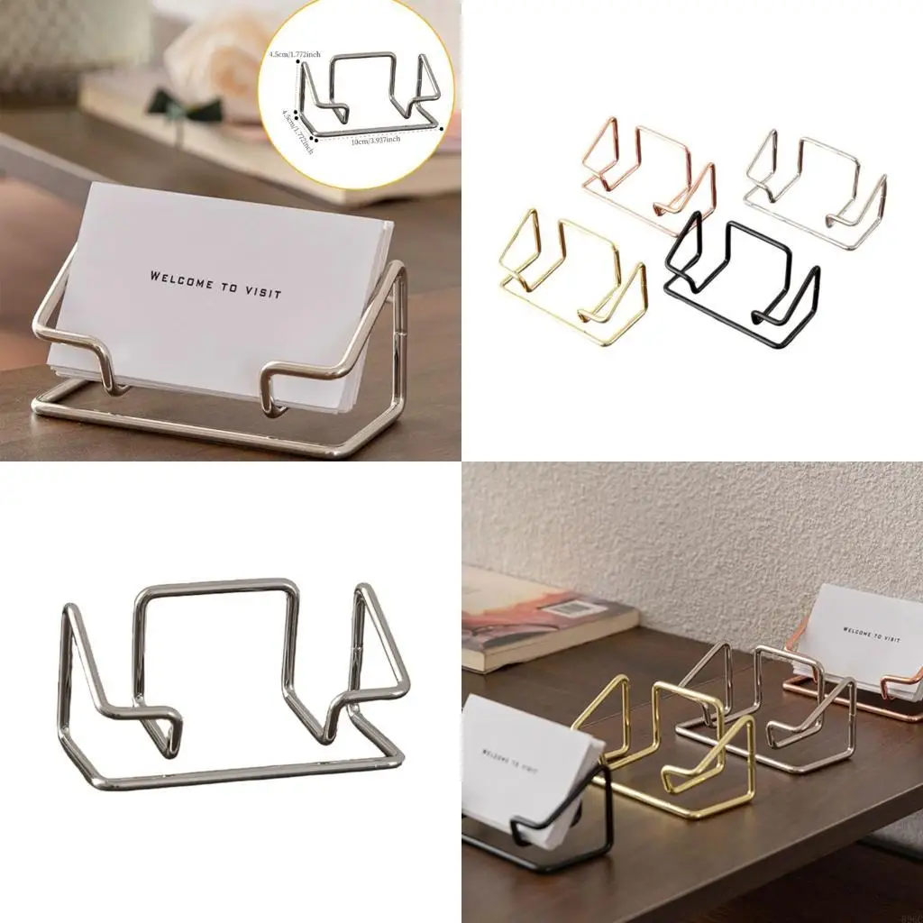 

Металлическая визитная карточка подставка для настольных карт Организатор Организатор Стенд для офиса Использовать Корпус 896c