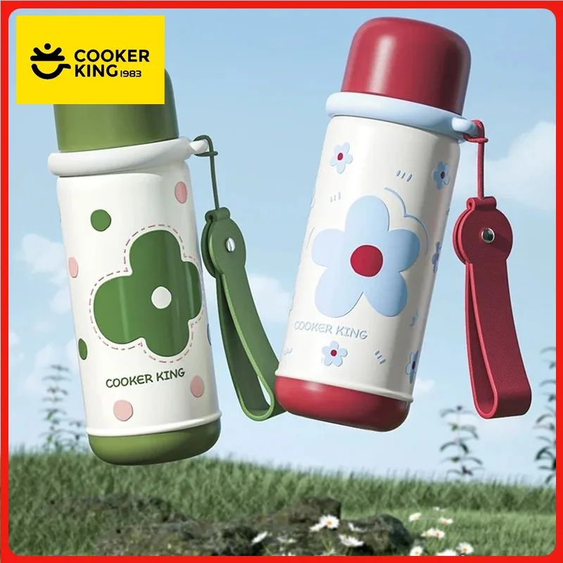 

COOKER KING 540 мл термос, изолированная бутылка для воды, термос из нержавеющей стали 316, чашка для детей, изоляция и чашка для холодной воды