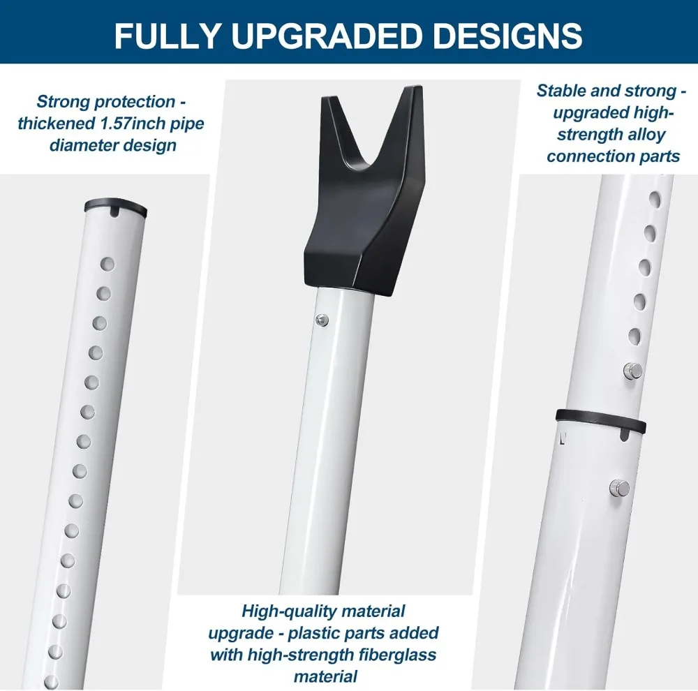 شريط أمان للباب قابل للتعديل شديد التحمل، قضيب قفل بقوة 400 رطل لأبواب الشاشة المنزلقة لغرفة الفندق #4