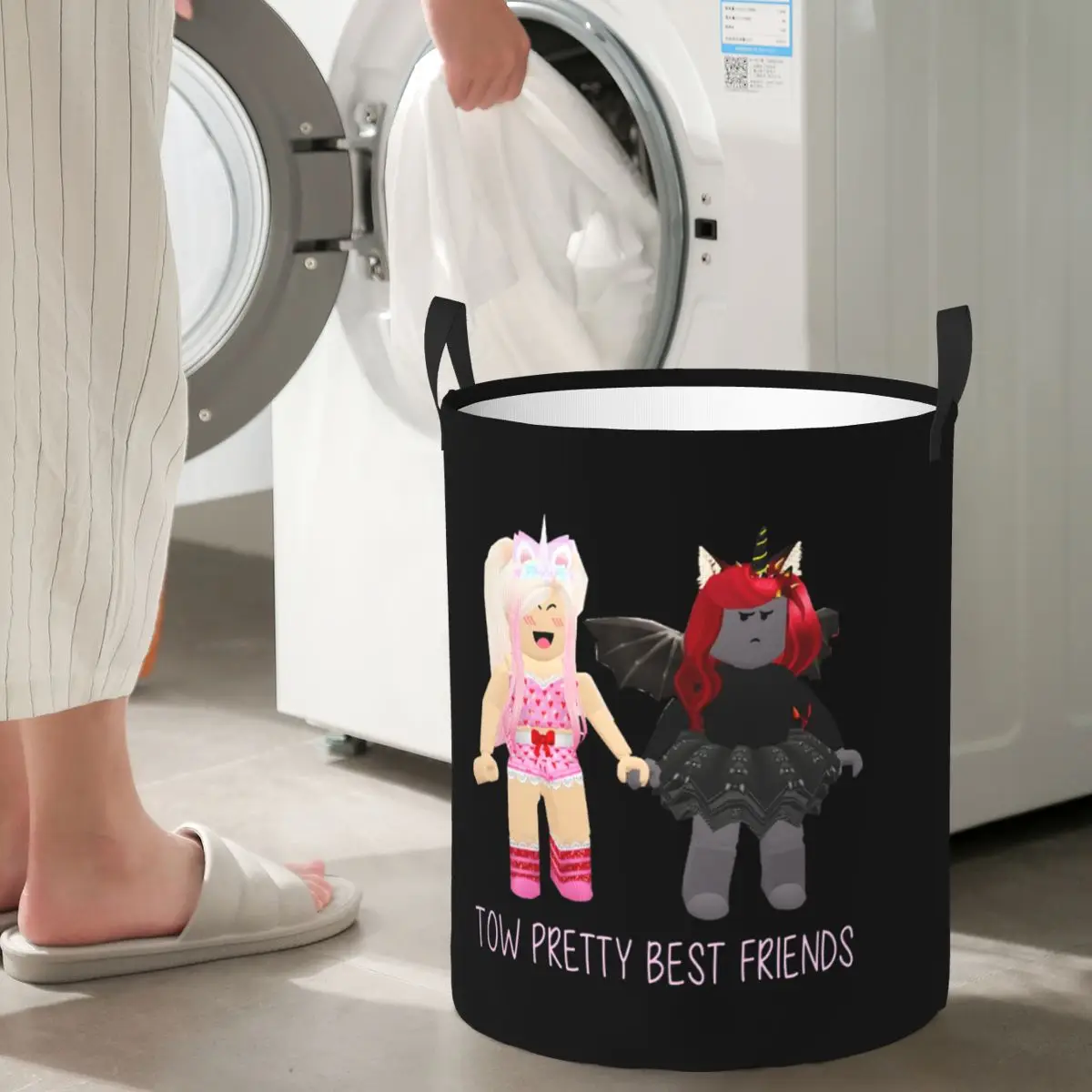 

Iamsanna Foldable Laundry Baskets Dirty Clothes Sundries Storage Basket Large Waterproof Bag