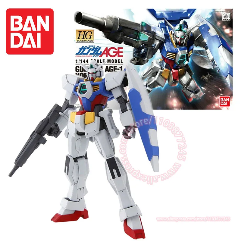 

BANDAI GUNDAM AGE-1 NORMAL HG 1/144 обычная базовая модель в сборе, игрушка, детский подарок на день рождения, анимационные периферийные украшения