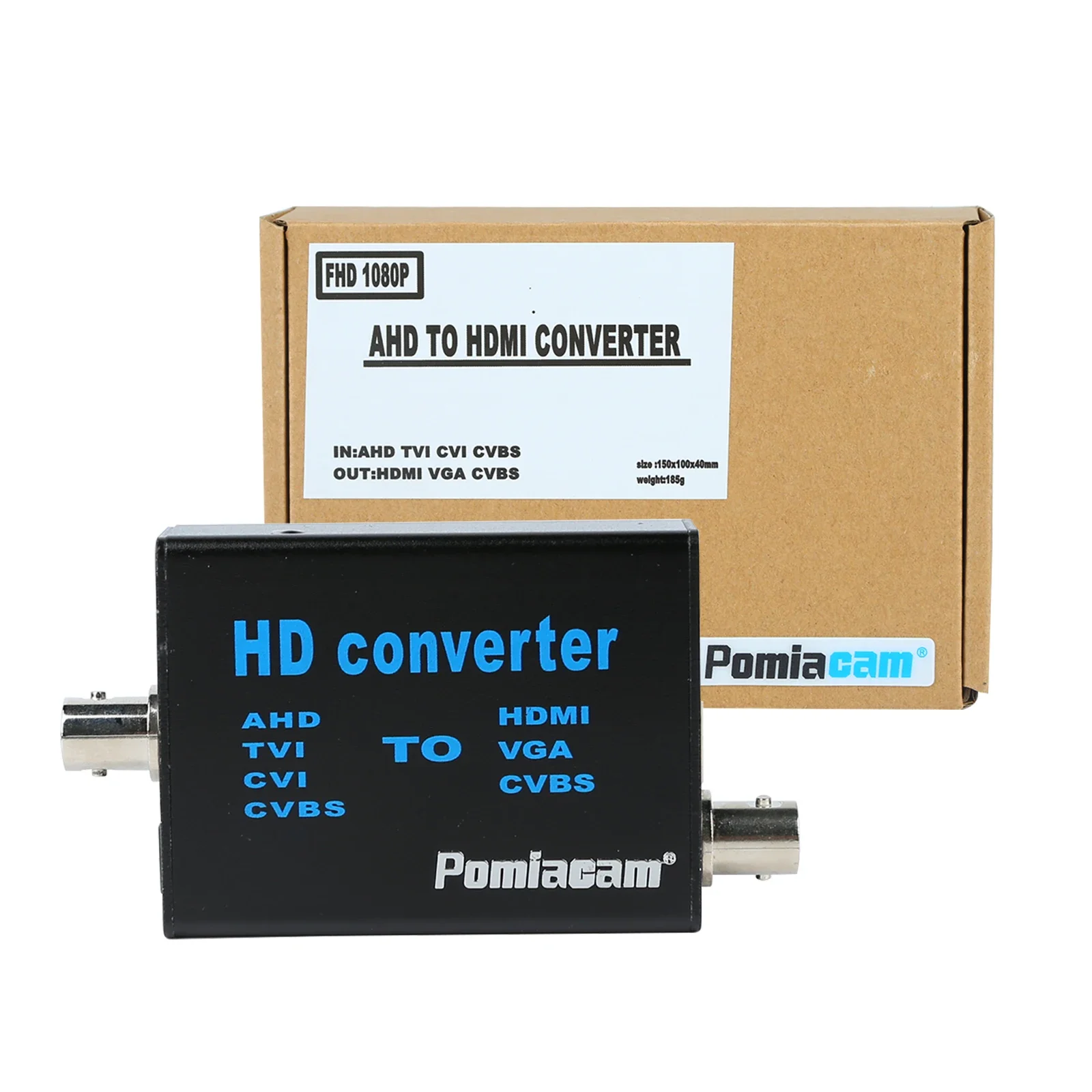 Analog Signal Video Converter TVI AHD CVI To HDMI/VGA/CVBS Digital 4 in 1 TV Full HD 1080p for Security Monitoring NTSC/PAL