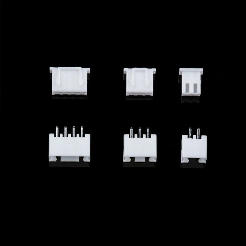 암 수 JST-XH 모듬 터미널 키트 하우징 핀 헤더 커넥터 와이어 커넥터, 2.54mm 피치, 150 개, 180 개, 2p, 3p, 4p, 5 핀