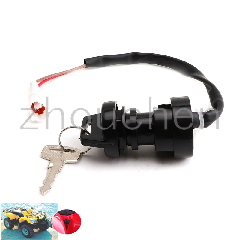 2 Pin Motorcycle Ignition Key Switch lock control For Yamaha Banshee 350 YFZ350 1995 1996 1997 1998 1999 2000 2001 NEW