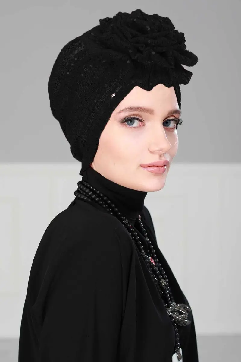 Rosa penteado osso preto