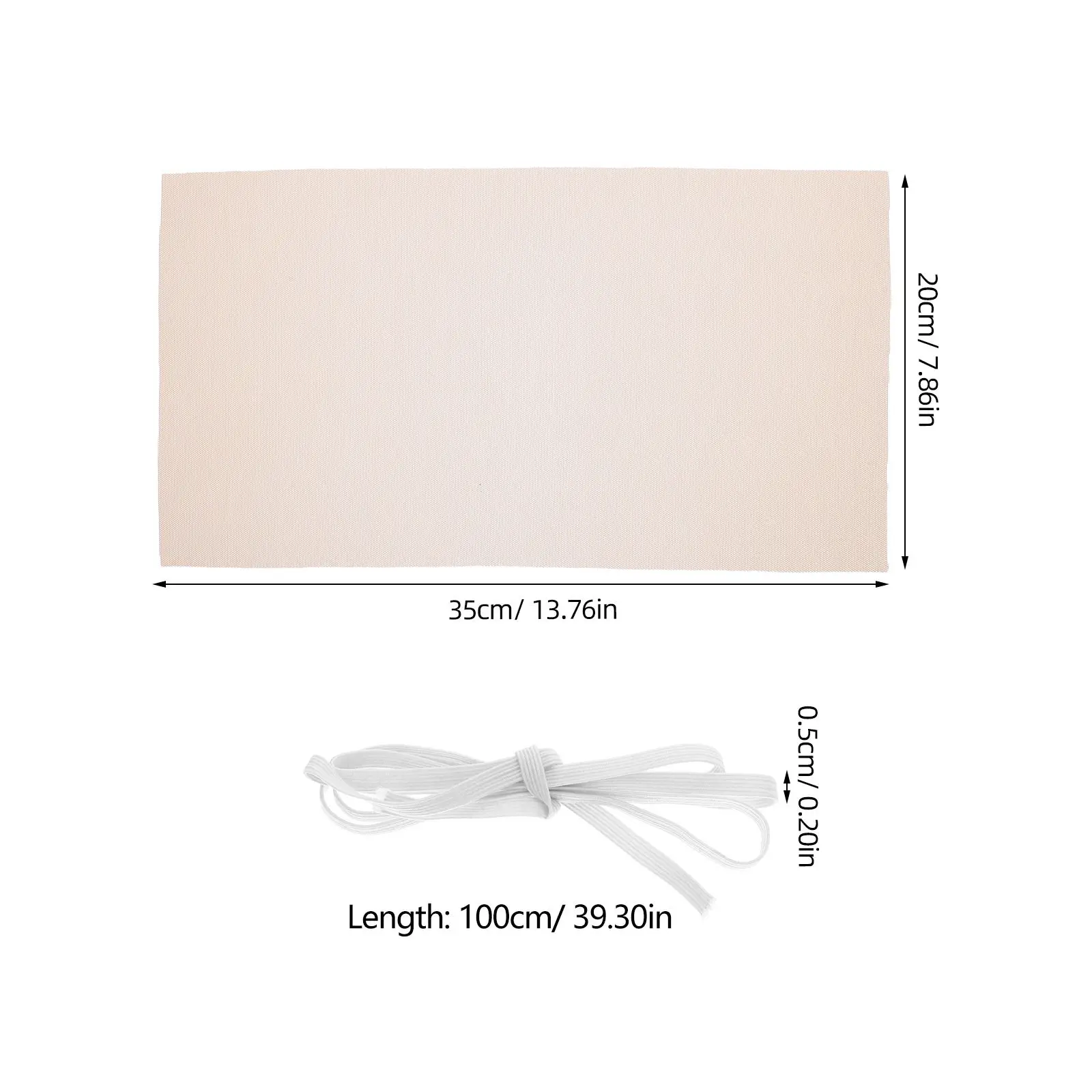 5Pcs Bjd DIY Hair Net Base Protective Inner Cap Stretchy Liner for Precise Hair Styling Costume Base