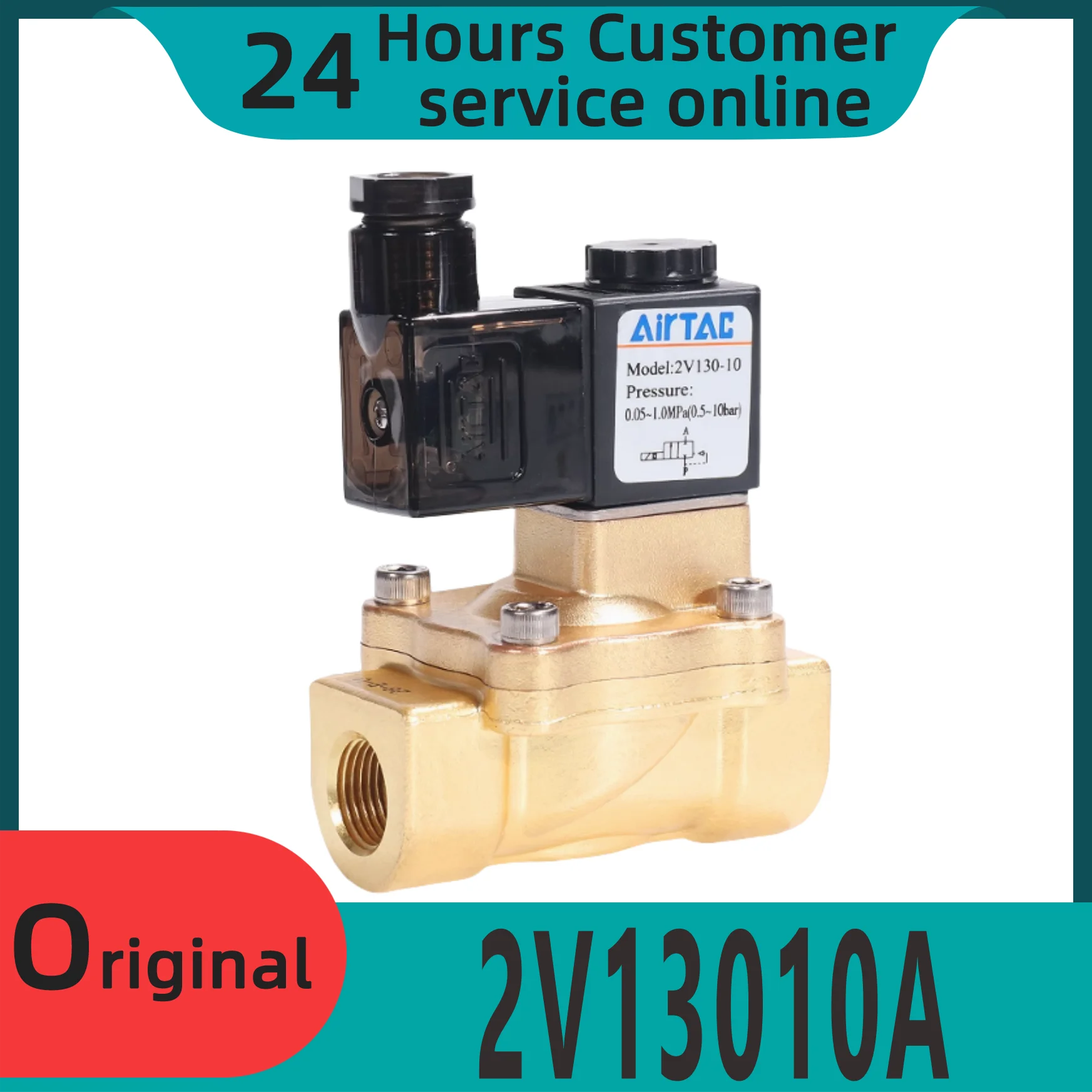 

Совершенно новый оригинальный двухпозиционный двухходовой электромагнитный клапан 2V13010A 2V13010B 2V13015A 2V13015B 2V25020A