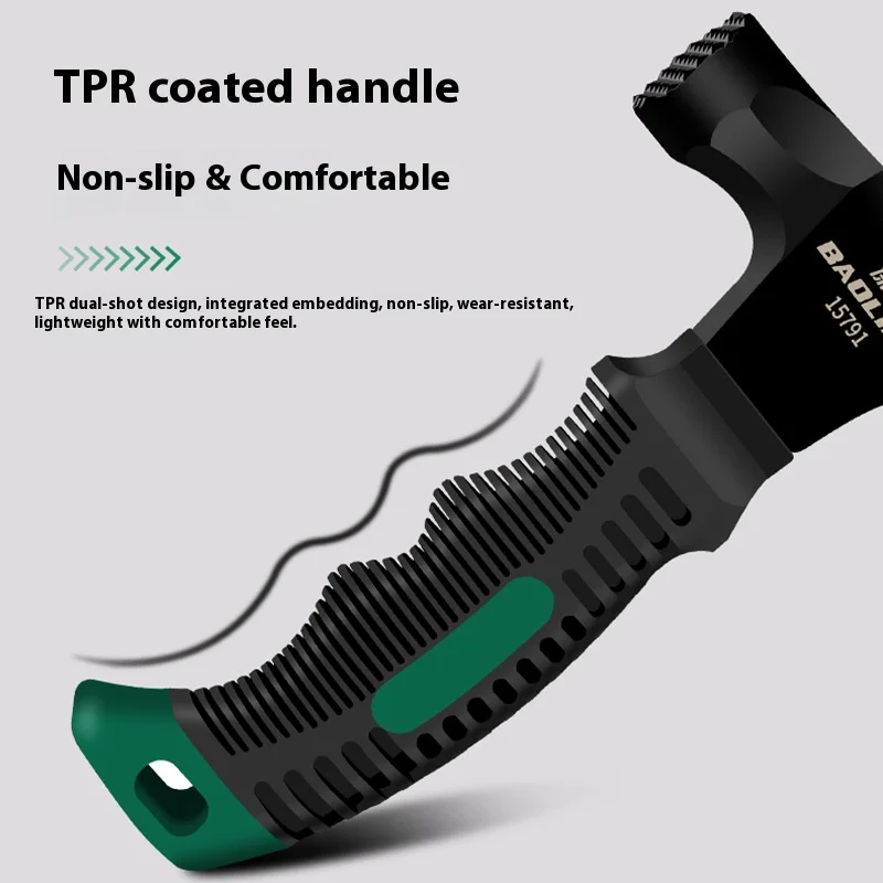 Multifunctional Mini Carpentry Tool and Equipment Hammer 160 Mm Lightweight Portable Ramshorn Window Engineering Handle Laying