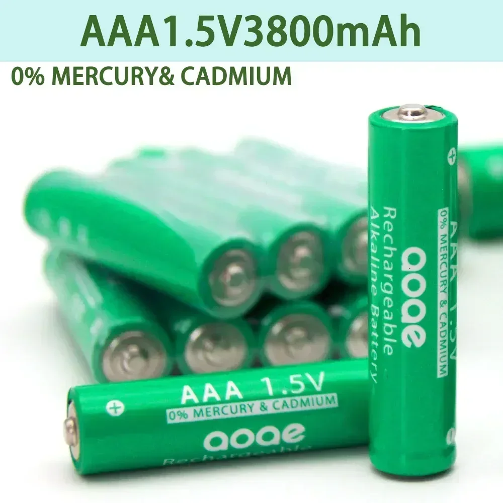 2024-AAA 1.5 V 4-20PCS AAA 3800 Mach Rechargeable Battery 3800 Mach Charging New Alcalinas Aoae +1 4-cell Battery Charger