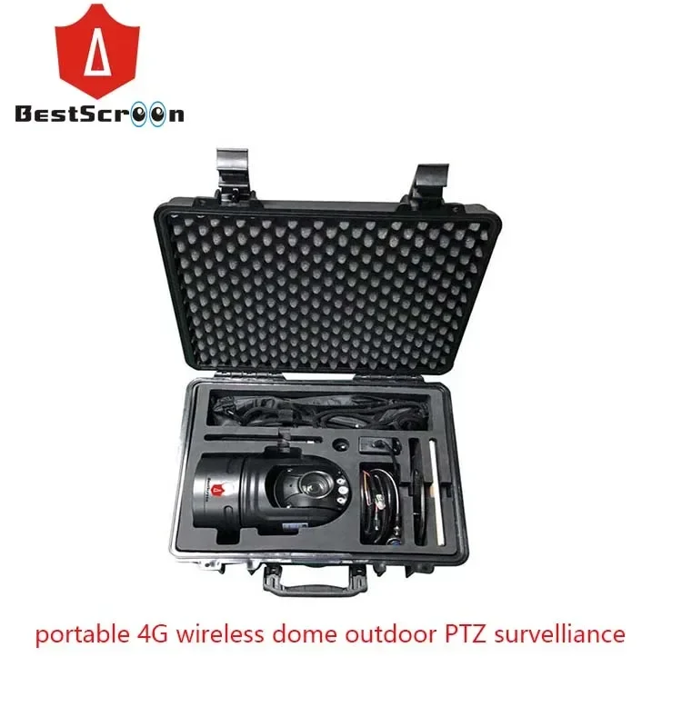 4G Network Wifi HD Portable Cloud Camera Fast Deployment Dome PTZ Camera  Portable Mini Wireless Dome Camera