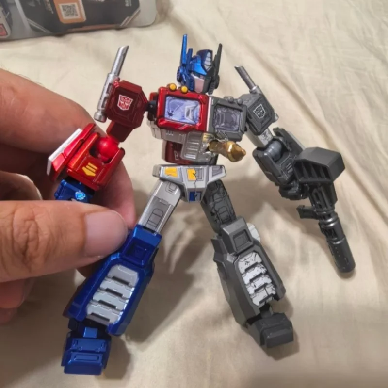 Novas Blokees Transfor One Galaxy Versão 8 Caixa Cega Unicron Optimus Metroplex Gnaw Hot Rod Montado Modelos Móveis Aniversário Gif