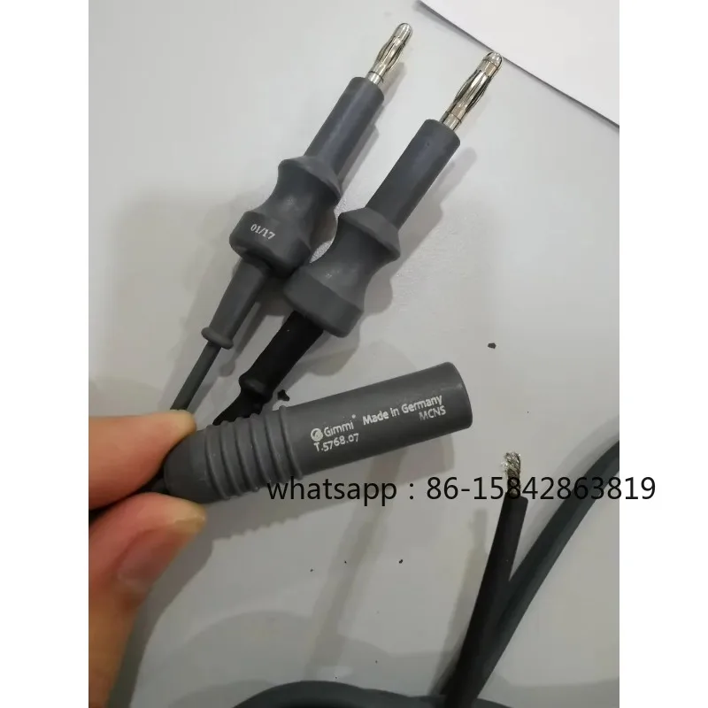 CABLE PARA INSTRUMENTOS BIPOLARES CON CONECTOR PLANO, PN:T.5768.07 para Gimmi (nuevo, original)