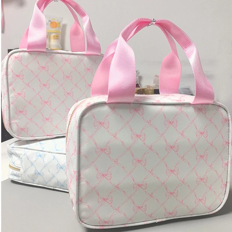 New Bow Lunch Bag Cooler  Thermal Bag Portable Lunch Box Ice Pack Tote Food Picnic Lunch Bags for Work Back-to-school Supplies