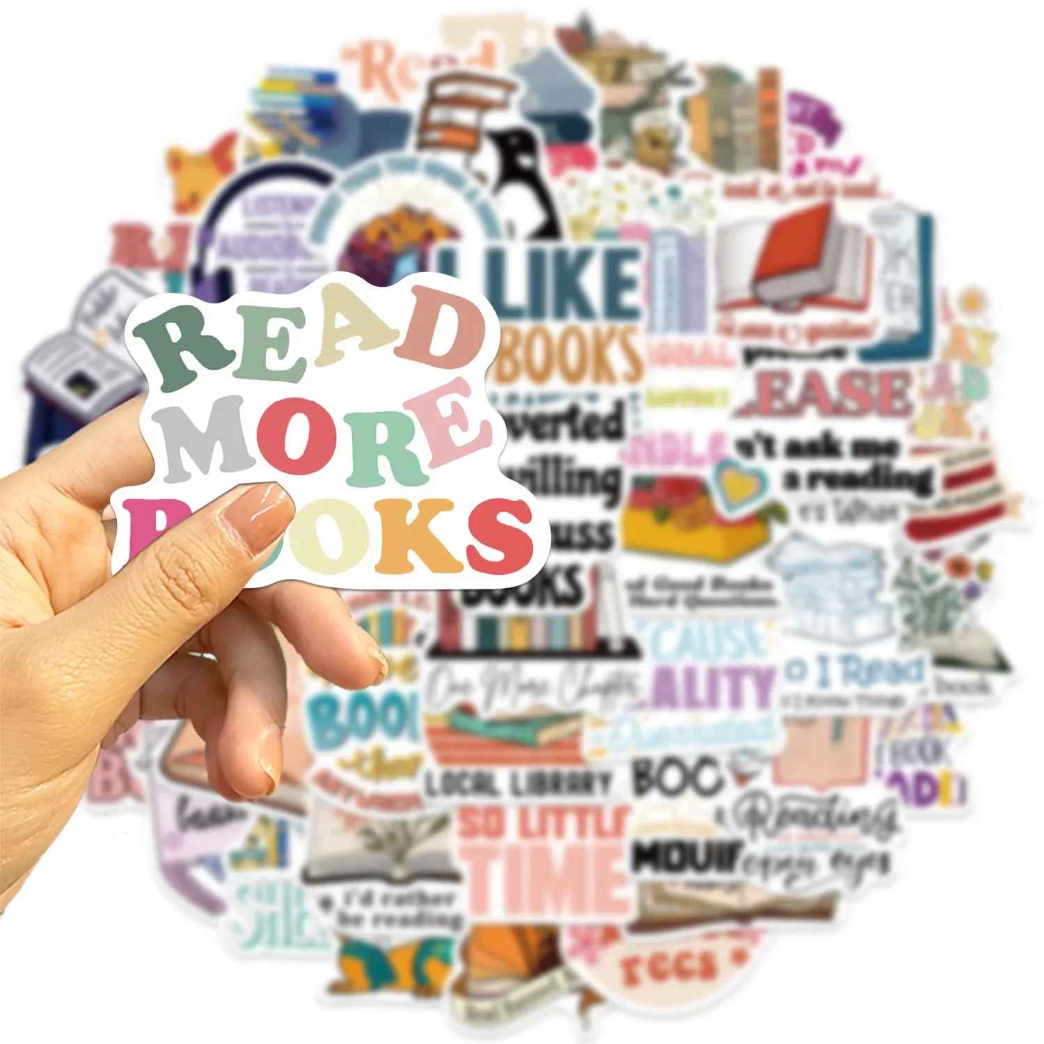 Pegatinas decorativas para libros de lectura, calcomanías de regalo de temporada escolar para estudiantes, álbum de recortes DIY, cuaderno,