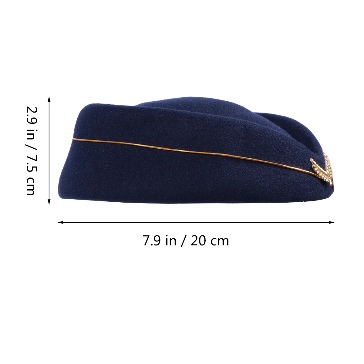 Clothing Triangle Women's Miss Blue Hat Mariners Pilot Flight Fascinators Stewardess Air