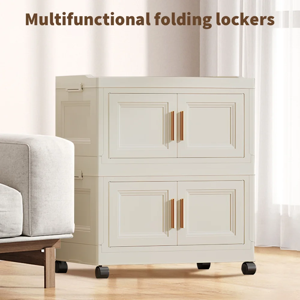 متعددة الوظائف خزانة قابلة للطي الغبار خزانة أشتات خزانة خزانة منظم خزانة صندوق تخزين
