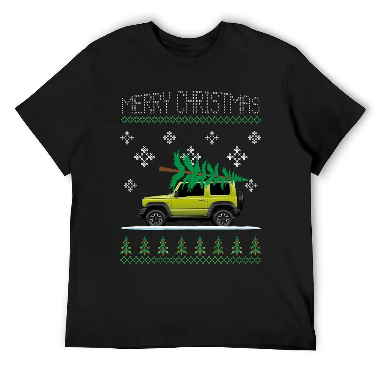 

Jimny Christmas Car T-Shirt Funny t-shirts custom shirt blanks plus size tops fitted t shirts for men