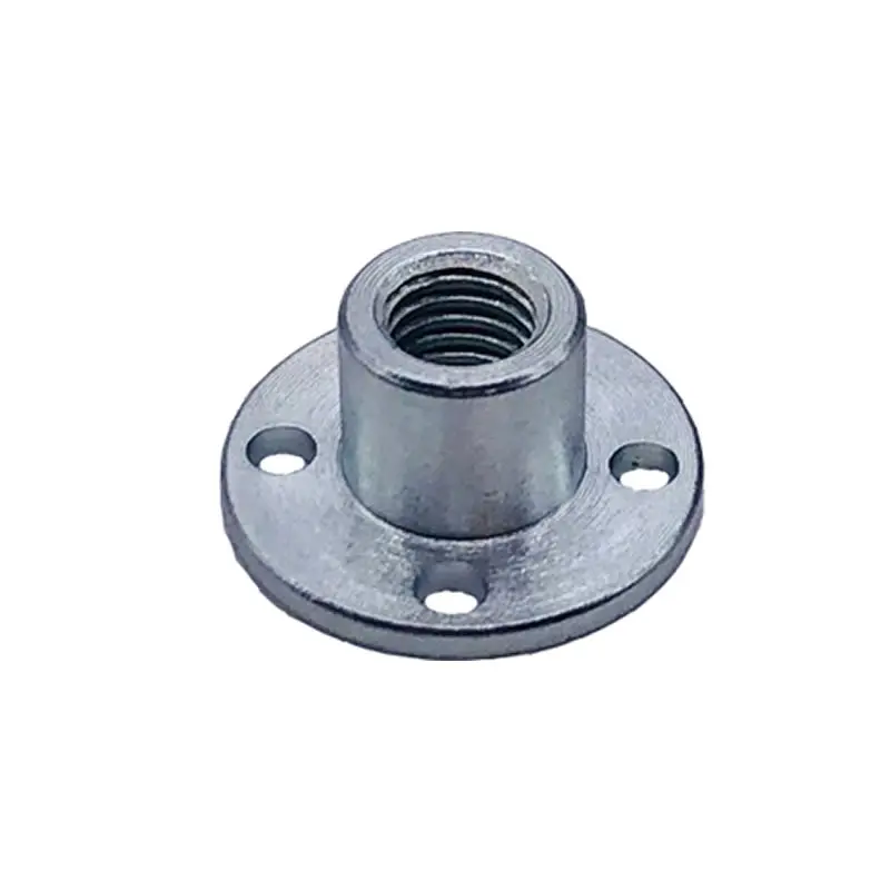 Flange coupling M3 M4 M6 8mm flange/nut Motor guide shaft threaded shaft support holder Stainless steel