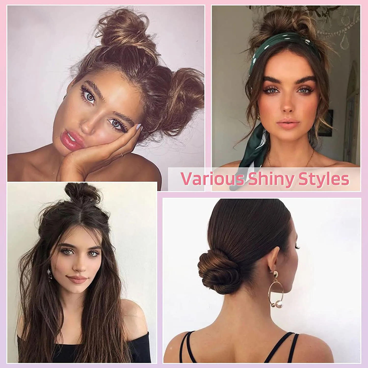 Claw Clip Messy Bun Hairpiece 1pc Curly Messy Hair Bun Clip in Claw Chignon Ponytail Hairpieces Synthetic Hair Bun Scrunchies