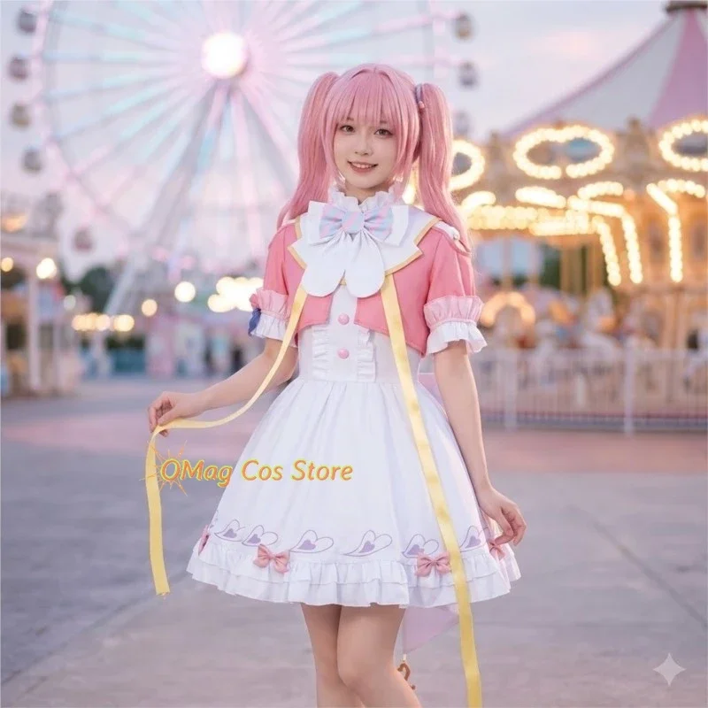 Halloween Project Sekai PJSK Otori Emu, nouveau costume de fille magique BFES, Emu Mumu, cosplay, robe Lolita, perruque rose, costume pour femme, Navi.