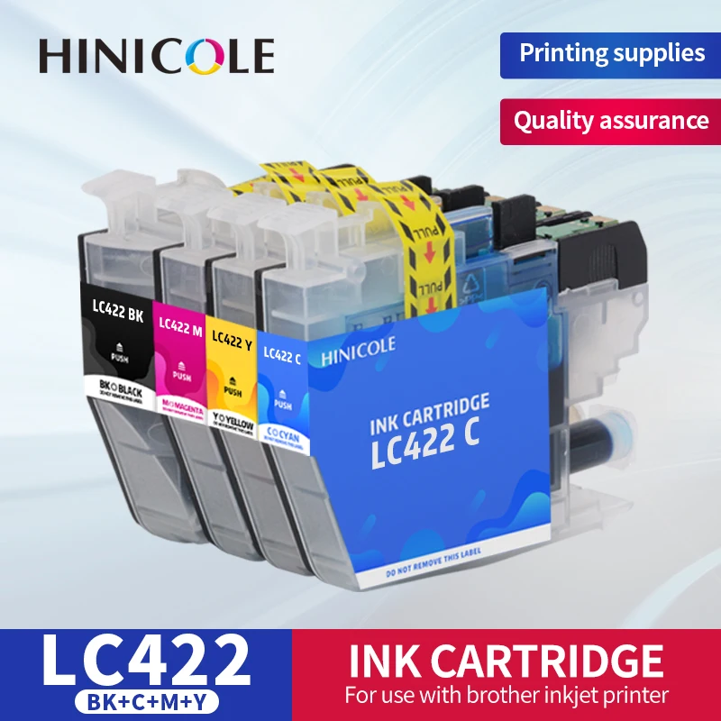 HINICOLE 422XL LC422 LC422 kompatible Tintenpatronen für Brother MFC-J5340DW J5345DW J5740DW J6540DW J6940DW Tintenstrahldrucker
