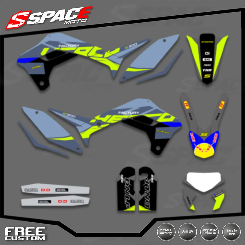 

SPACE Custom Motorcycle Graphics Background Decal for SHERCO 2017 2018 2019 2020 SE SEF Decals Stickers Kits 010