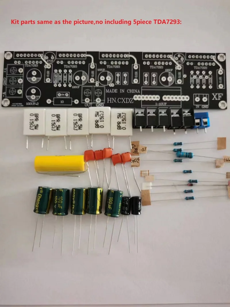 Diy Kits 400W TDA7293 Mono Channel Five-Parallel Power Amplifier Board Spair Parts