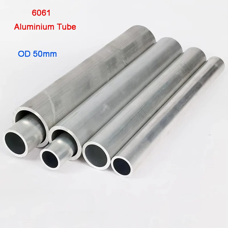 

1Pcs OD 50mm 6061 Aluminium Alloy Tube Hollow Round Aluminum Tube Length 100mm ID 24/25/26/27/30/34/40/44mm