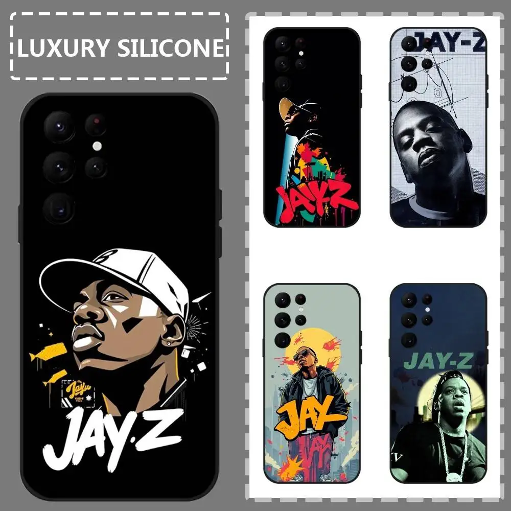 

Rapper J-Jay-Z Phone Case For Samsung Galaxy S25 S24 S22 S23 Ultra S21 S20 Plus 5G Frosted Non-Slip Full Soft Case