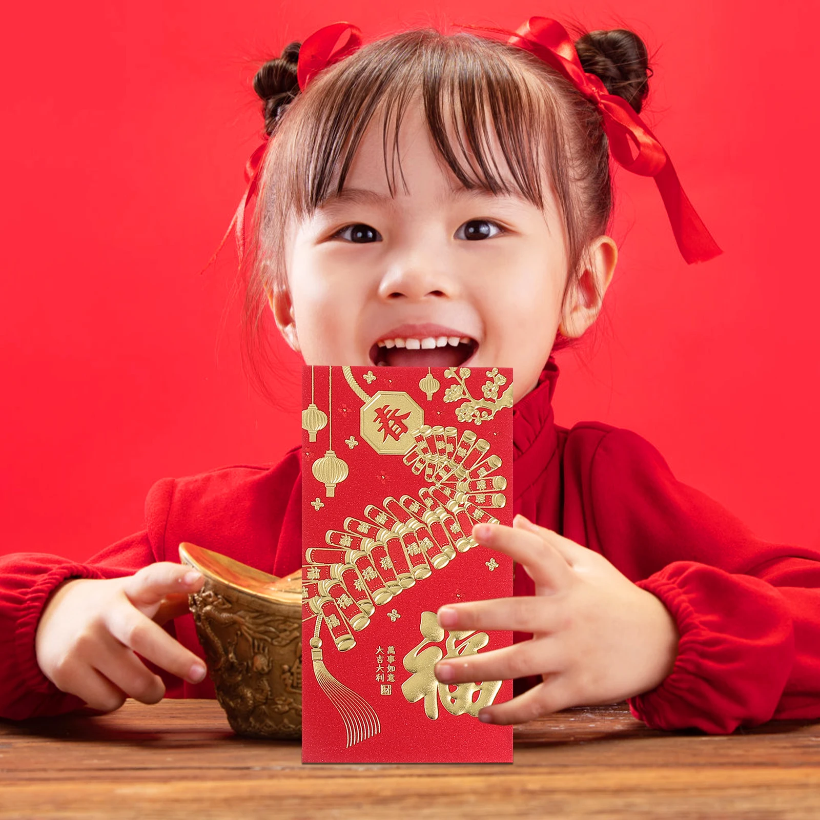 

18 Pcs Currency Three-dimensional Red Envelope Festival Paper Birthday Chinese Dragon
