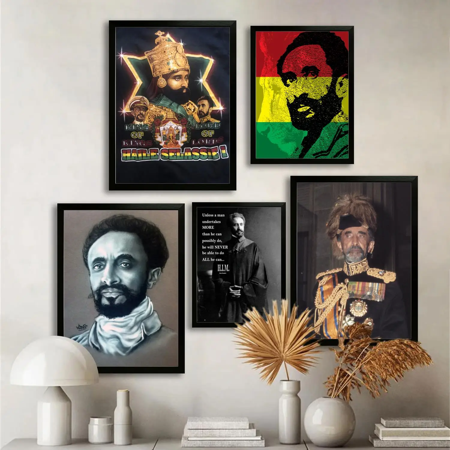 haile selassie Canvas Art Poster and Wall Art, Picture Print, Modern Family, Bedroom Decor, Posters,Decorative painting