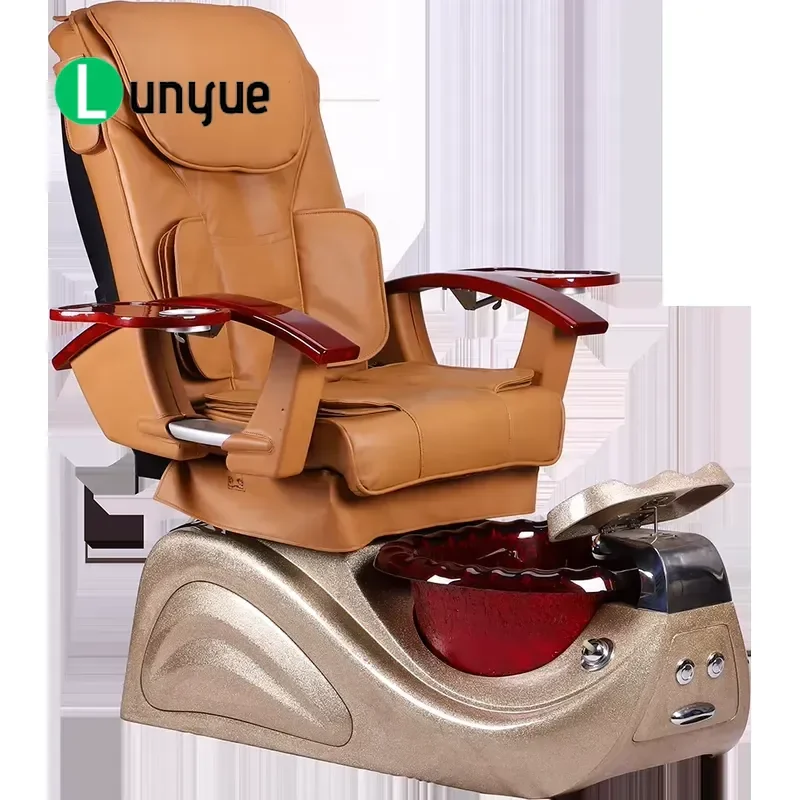 Deluxe Pedicure Chair Foot Spa Massage Furniture For Nail Care Beauty Shop Comfortable Design Professional Use