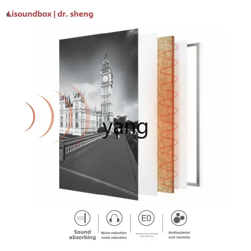 CX sound-absorbing painting living room background wall sound learning painting entrance decorative painting