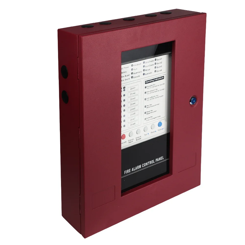 8 zones  Automatic Fire Alarm System Centralized Fire Alarm Control Panel Fire Alarm Controller