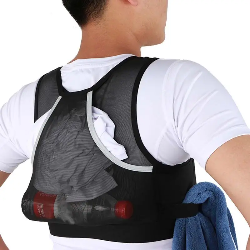 Reflective Running Backpack Lightweight Sport Running Vest For Storage Water Bottle Phone Bag For Trail Running Storage Bag