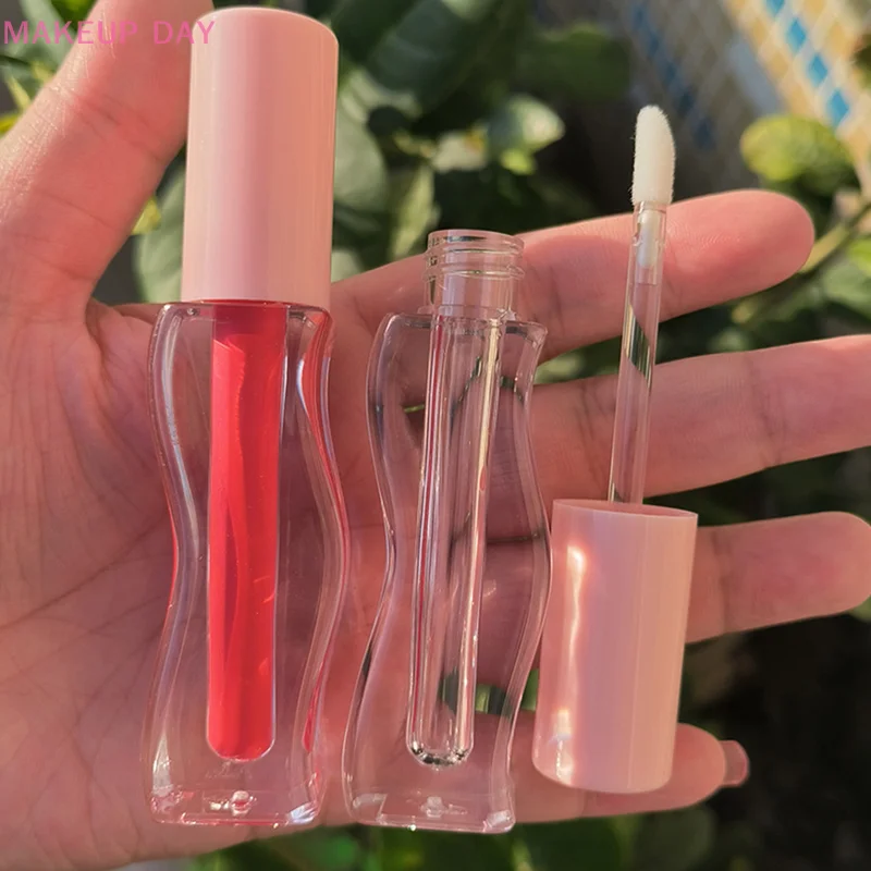 2.5Ml Golvende Lijnen Lipgloss Tubes Vloeibare Lippenstift Lege Lip Glazuur Buis Navulbare Cosmetische Verpakking Container