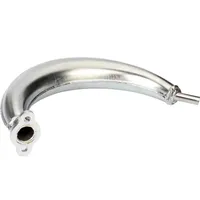 Motorcycle Bicycle Muffler Exhaust Mini Motor Exhaust Muffle StovepipeFit for 49cc 60cc 66cc 80cc Motorized Bike 2-Stroke Engine
