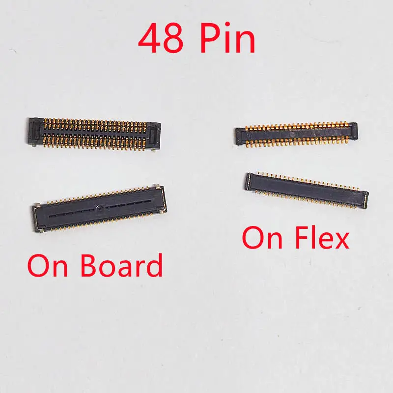 

10pcs 48Pin USB Charger Charging Dock Port FPC Connector On Board For Samsung Galaxy A20 A205 A205F A20E A202 A202F A10E A102