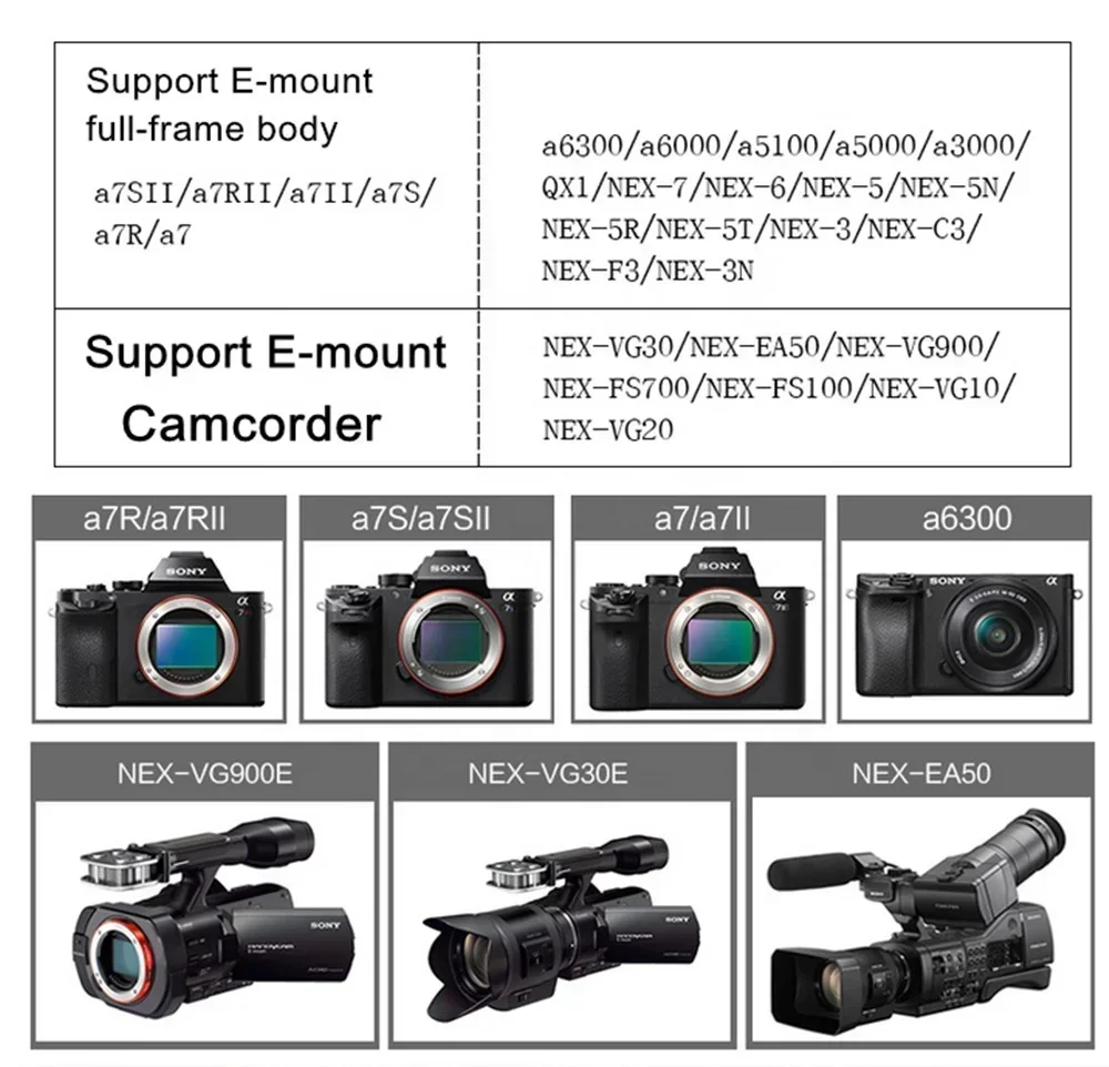 2025Viltrox EF-NEX IV Autofokus-Objektiv-Adapterring, Vollformat für EOS EF/EF-S Objektiv auf E-Mount-Kamera A9II A7R A7IV A6500