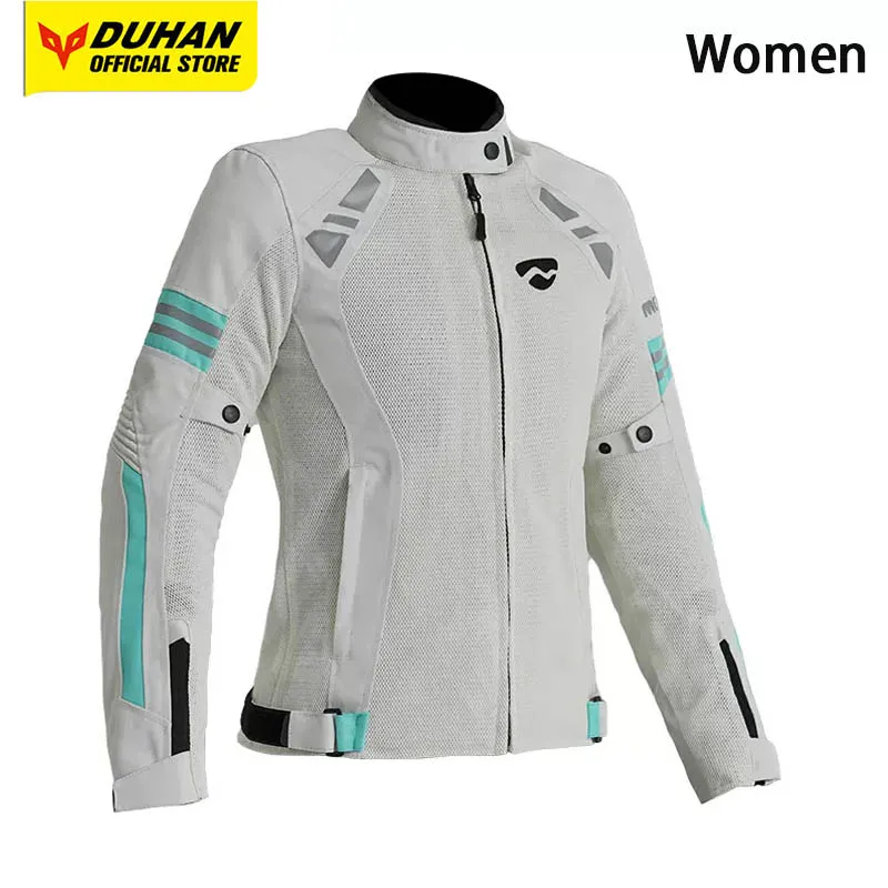 

Woman Motorcycle Jacket Summer Breathable Mesh Motorcycle Riding Jacket Anti-fall Motorbike Riding Jacket CE Certification