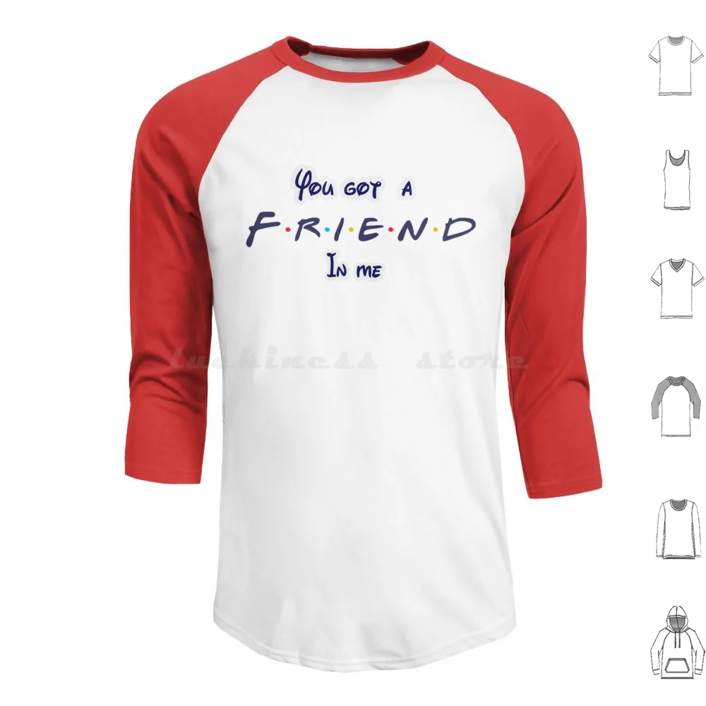 quot ; You Got A Friend&quot ; Musical Theater Sticker Hoodies Long Sleeve Holiyay Holiday Christmas Holiday