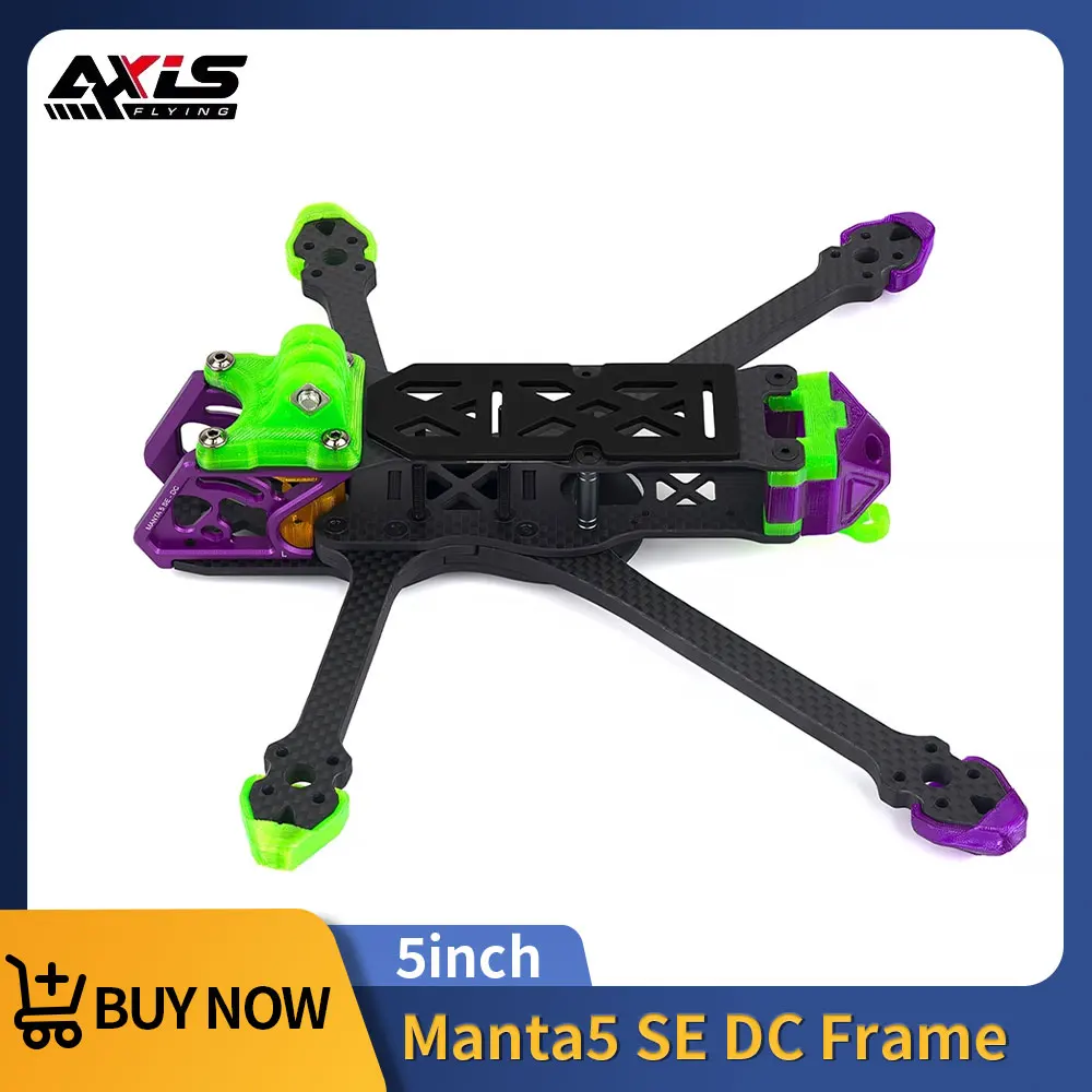 Axisflying 5 pollici DeadCat Manta5 SE DC Telaio 226mm Passo RC FPV Freestyle Quadcopter Drone Accessori Per FAI DA TE DJI O4 Pro