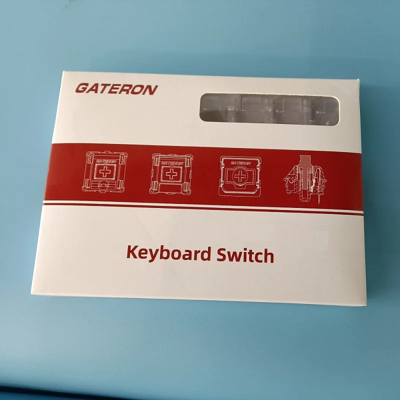 GATERON KS-6 Rose Red Aliaz Silent 5 Pin 60g DIY Hotswap 35pcs Per Pack Gaming Mechanical Keyboard Switch - view 5