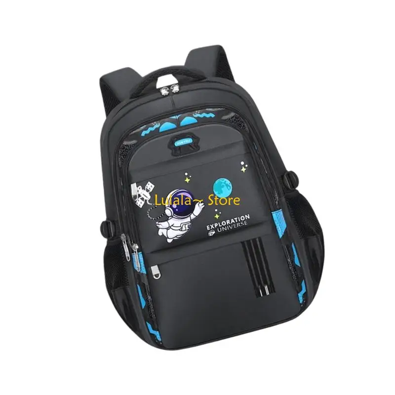 

Y4QA Sophisticated School Bag For Children Roomy Compartments Cartoon Book Bags Casual Backpacks For Primary Students