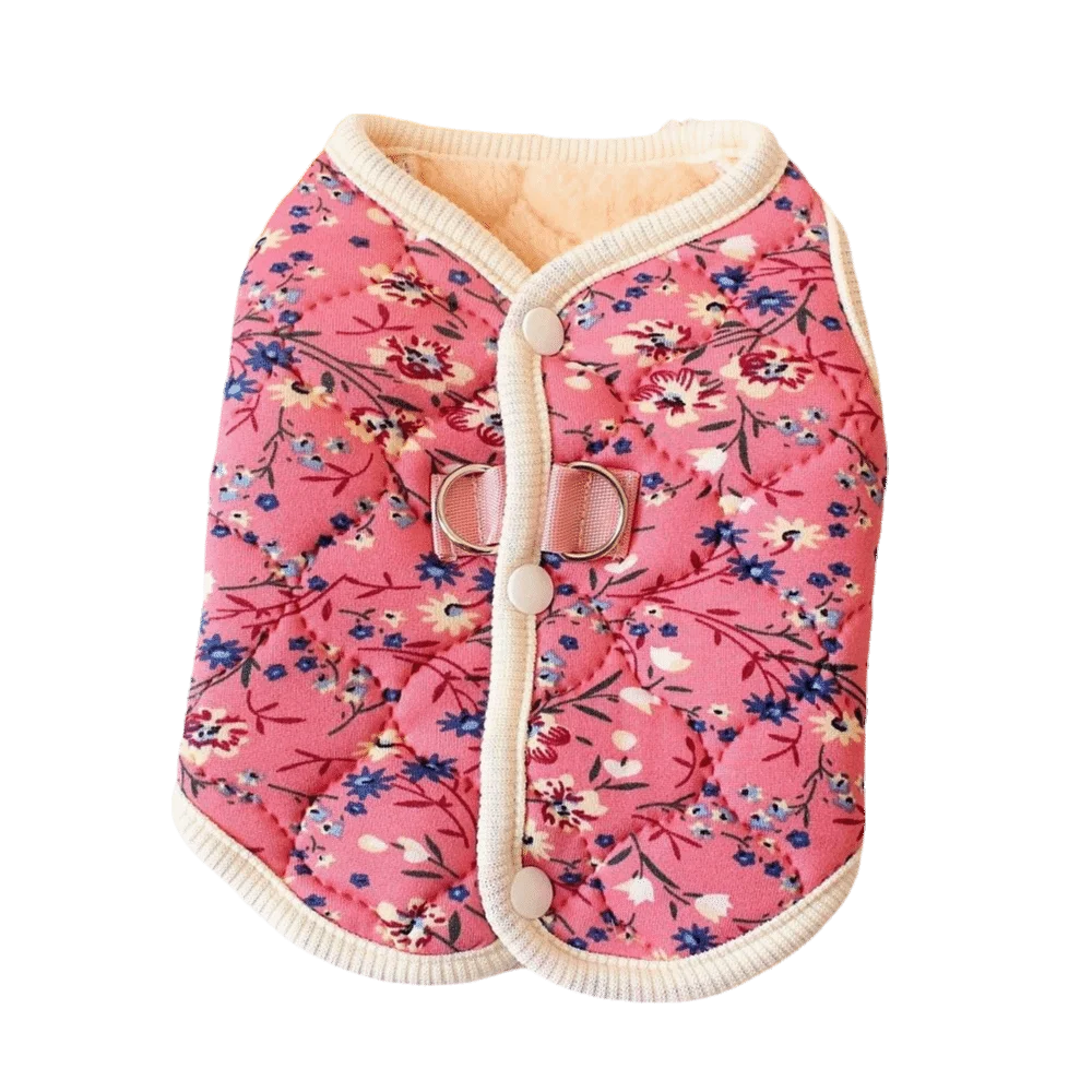 Fashion Puppy Vest Cute Thickened Teddy Bear Coat Pet Supplies Winter Warm Cat Clothes Winter Gift view 4